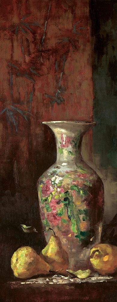 Oriental Vase Panel II art print by Unknown for $57.95 CAD