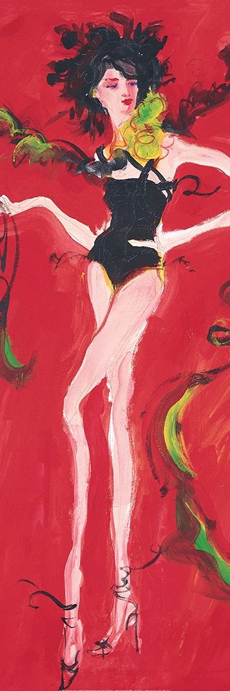 Girly Girl Red art print by Unknown for $57.95 CAD