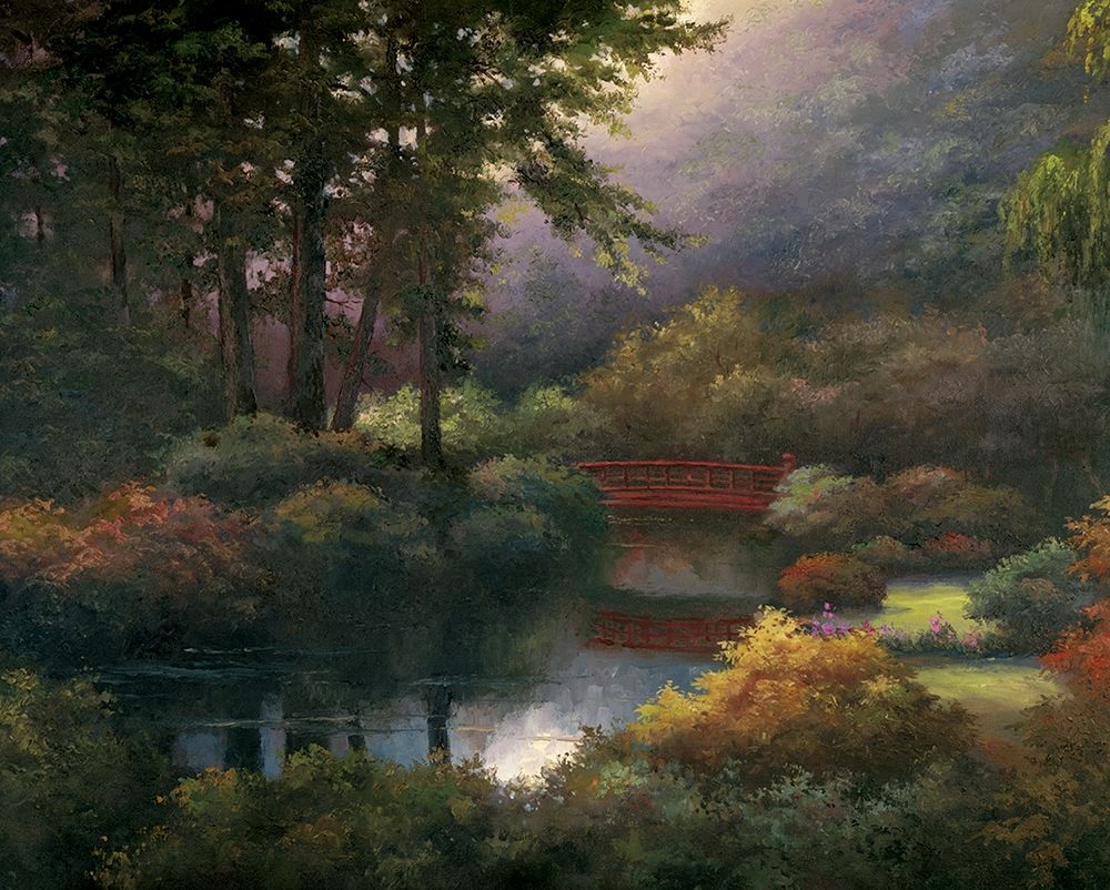 Red Bridge art print by Unknown for $57.95 CAD