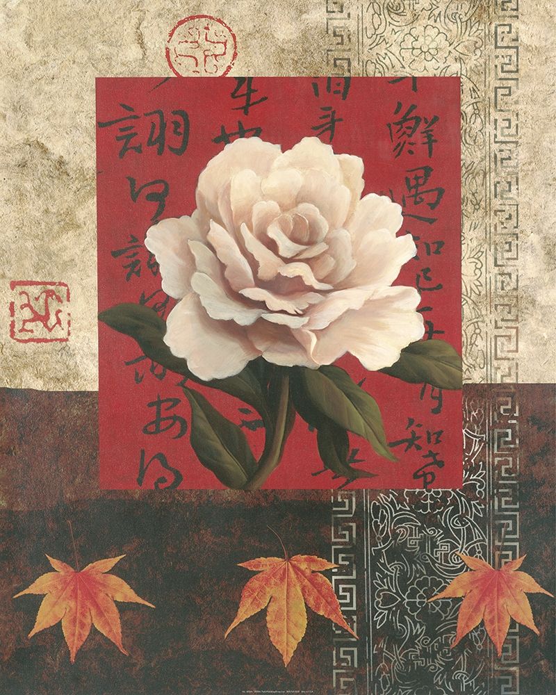 White Chinese Rose art print by Unknown for $57.95 CAD
