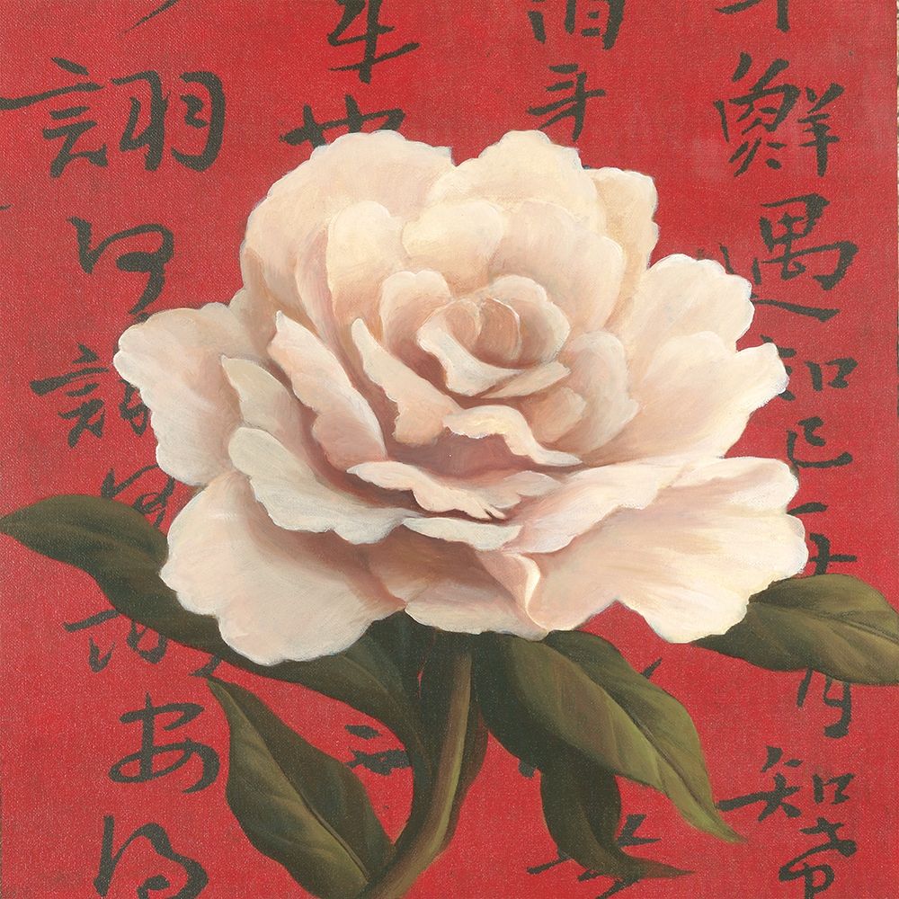 ChineseRose on Red art print by Unknown for $57.95 CAD