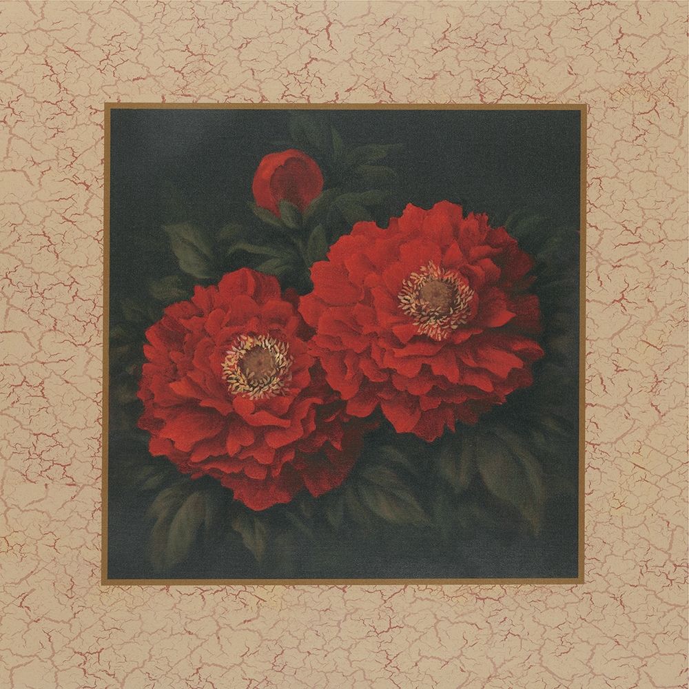 Red Carnation with Border II art print by Unknown for $57.95 CAD