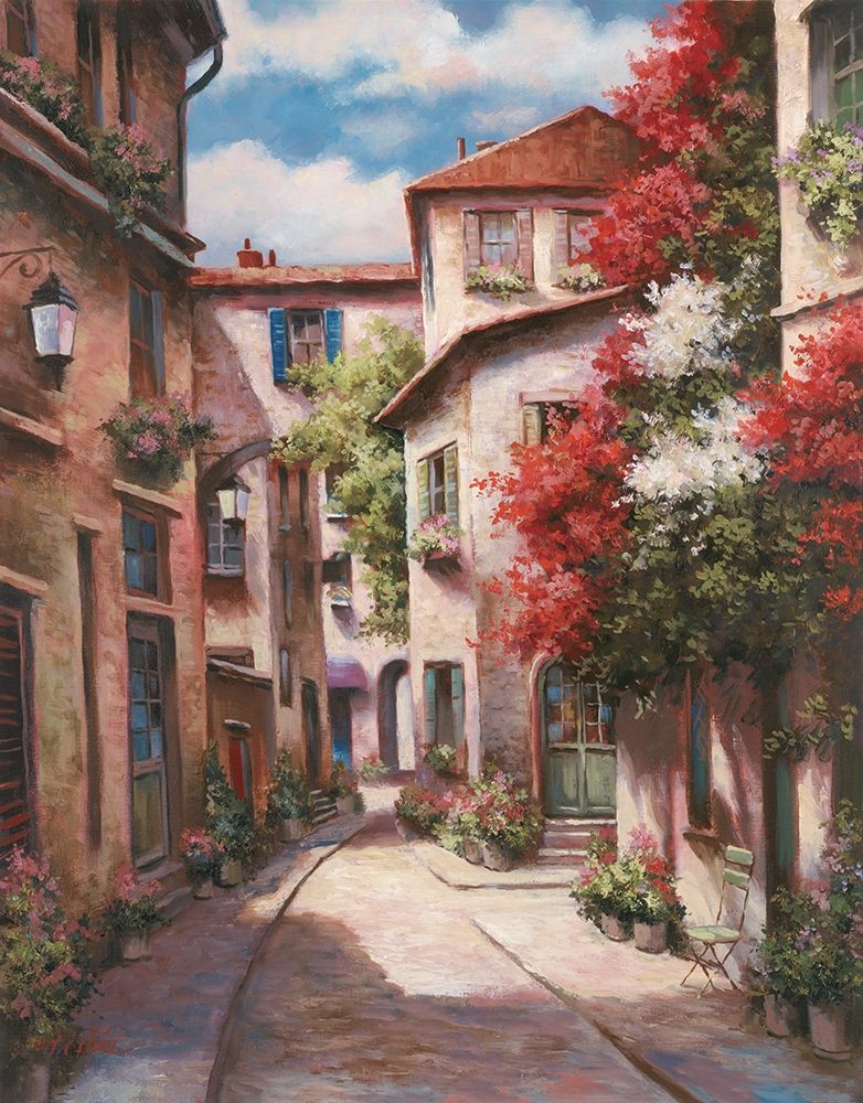 Mediterranean Villa II art print by Unknown for $57.95 CAD