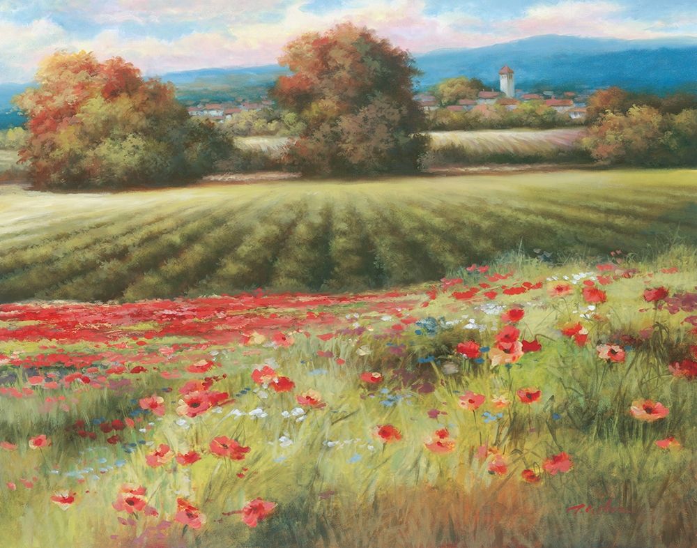 Pields of Provence II art print by Unknown for $57.95 CAD