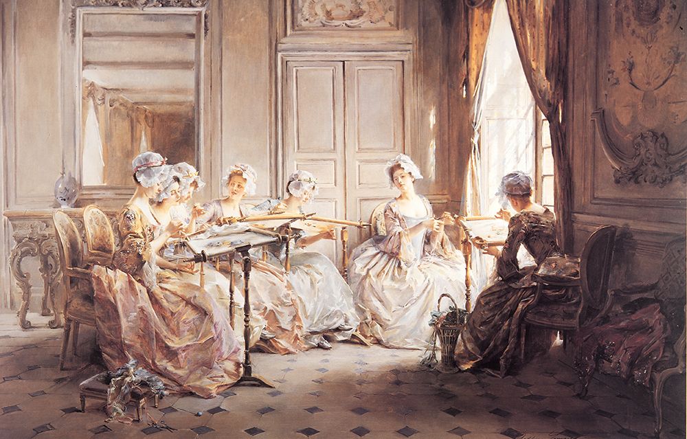 Sewing Club art print by Unknown for $57.95 CAD