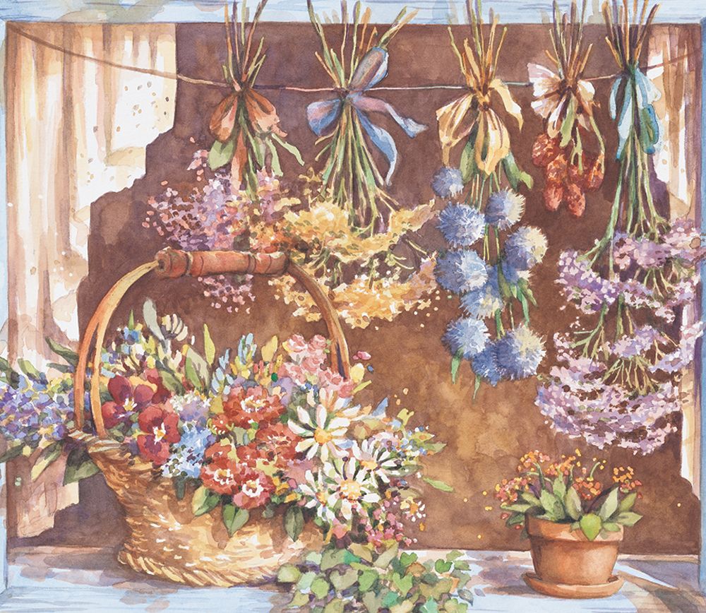Window of Herbs II art print by Unknown for $57.95 CAD