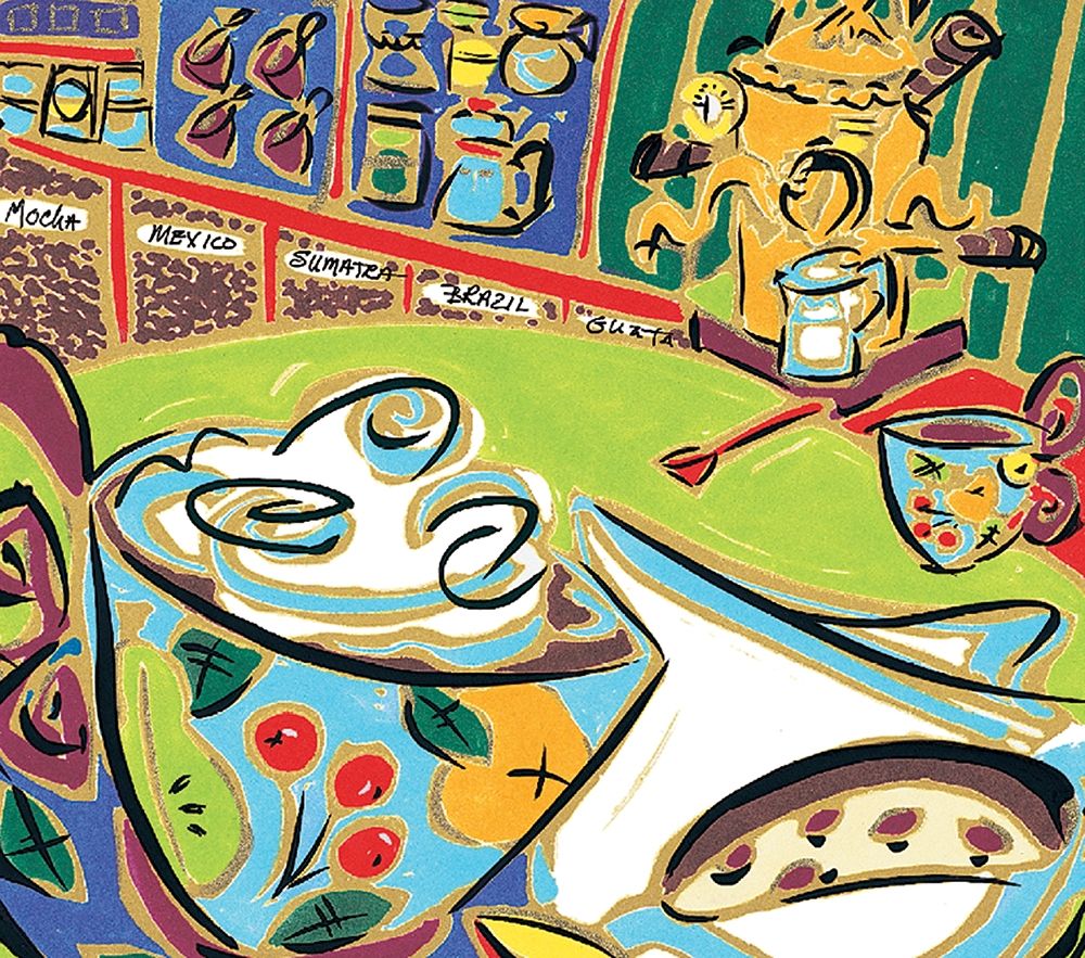 Cafe II art print by Unknown for $57.95 CAD