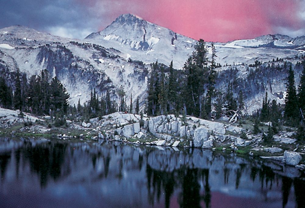 Mountain Reflection art print by Unknown for $57.95 CAD