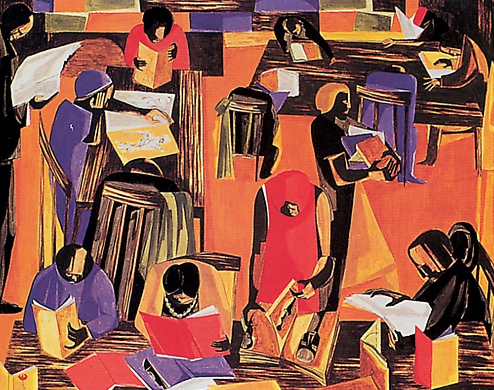 Reading art print by Unknown for $57.95 CAD