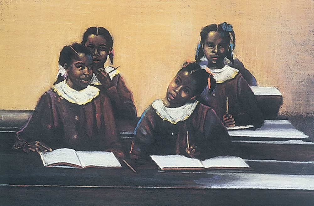 School Girls art print by Unknown for $57.95 CAD