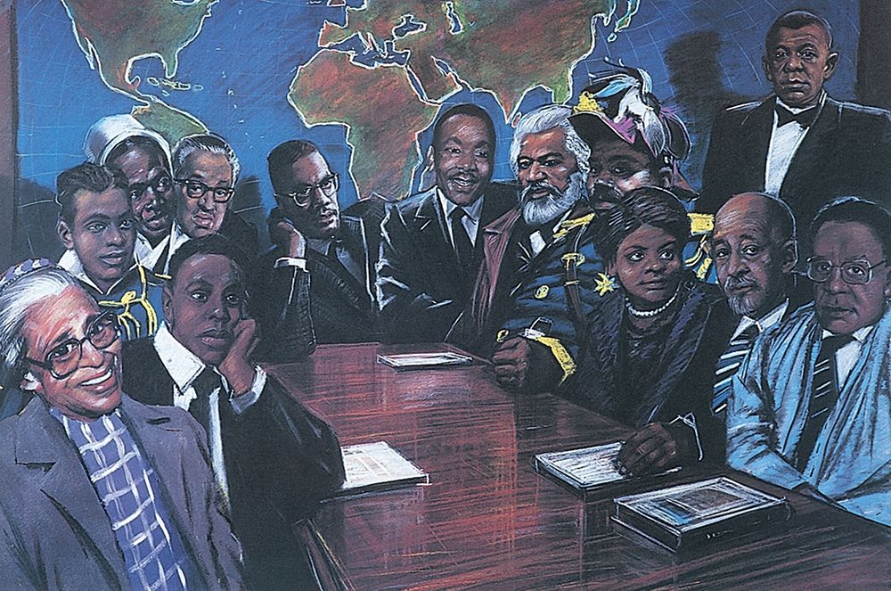 At the Table art print by Unknown for $57.95 CAD