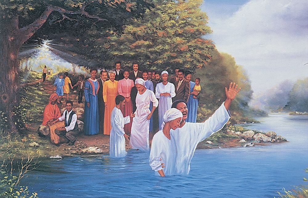 River Baptism art print by Unknown for $57.95 CAD