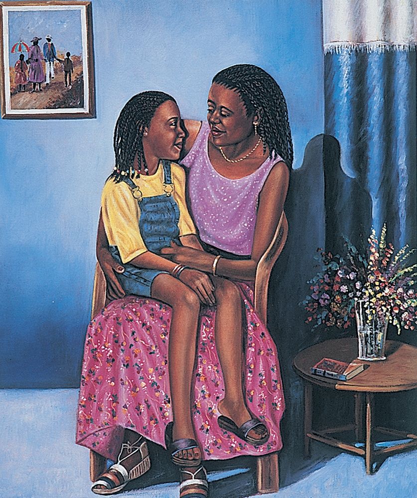 Story Telling art print by Unknown for $57.95 CAD
