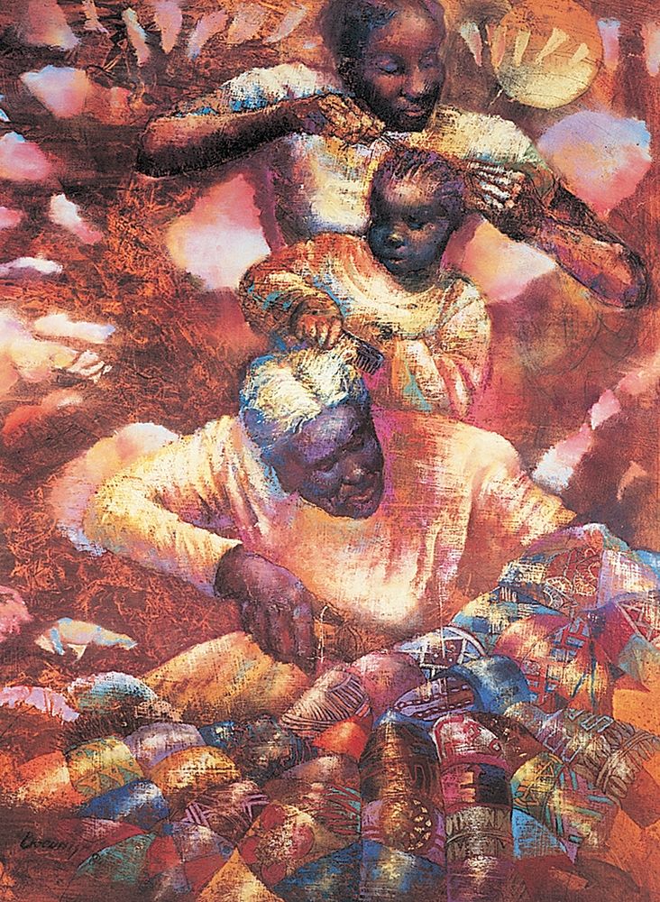 Generations of Braiding art print by Unknown for $57.95 CAD