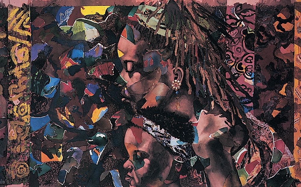 Collage, Mama and Child art print by Unknown for $57.95 CAD