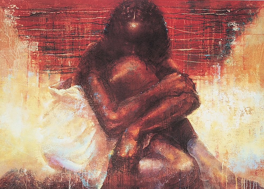 Abstract Embrace art print by Unknown for $57.95 CAD