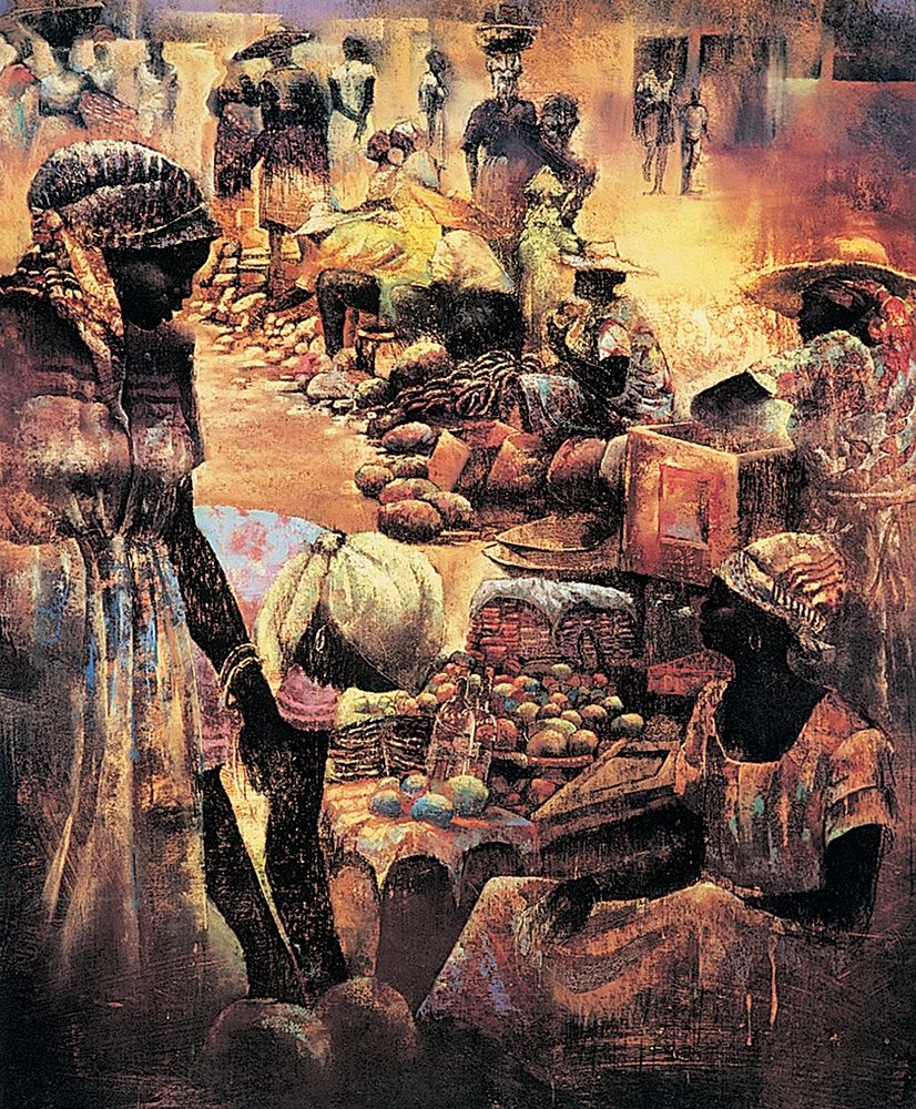 Market Bargains art print by Unknown for $57.95 CAD