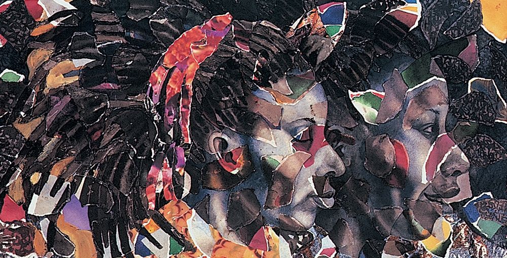 Mosaic Girls art print by Unknown for $57.95 CAD
