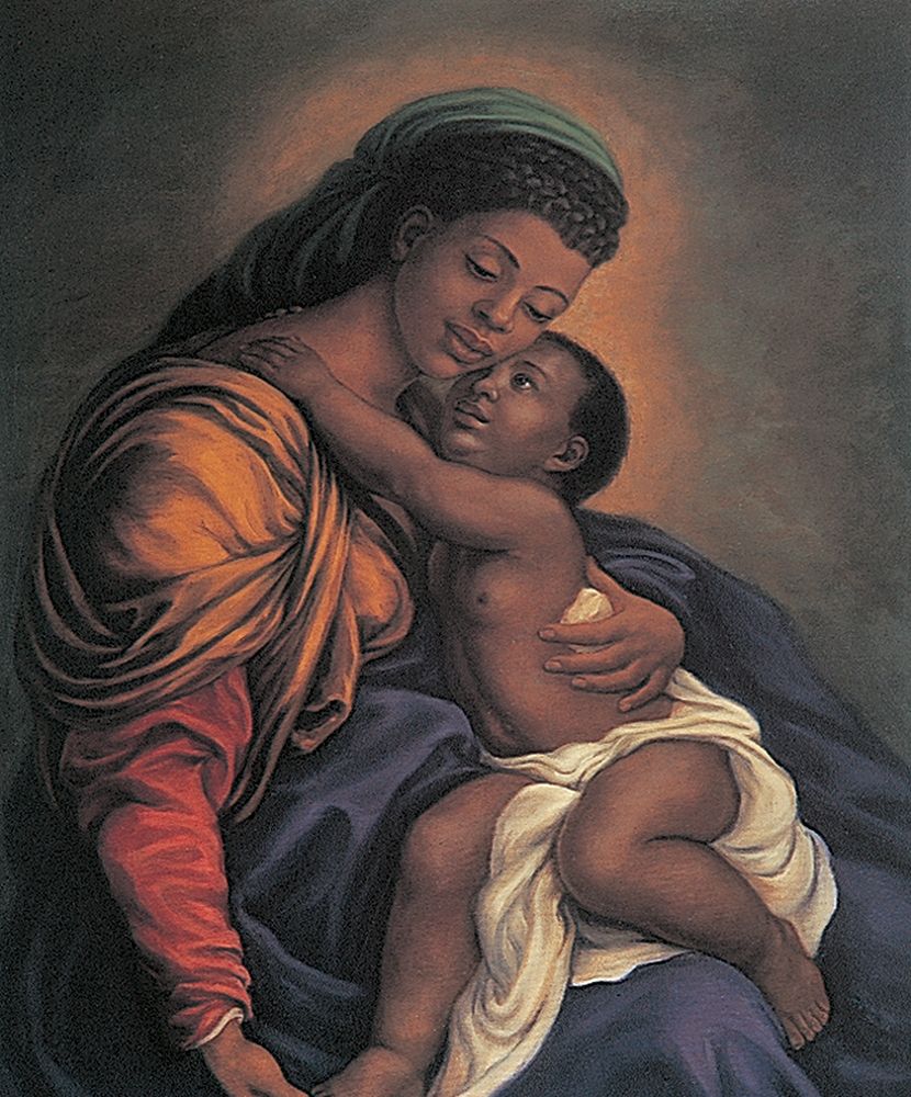 Black Madonna art print by Unknown for $57.95 CAD