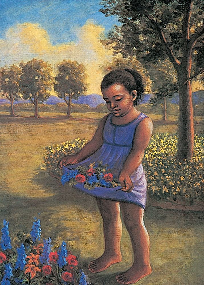 Skirt of Flowers art print by Unknown for $57.95 CAD