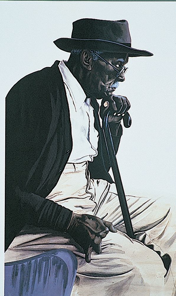 My Cane, My Friend I art print by Unknown for $57.95 CAD