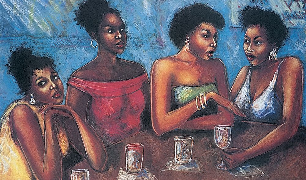 Girl Talk art print by Unknown for $57.95 CAD