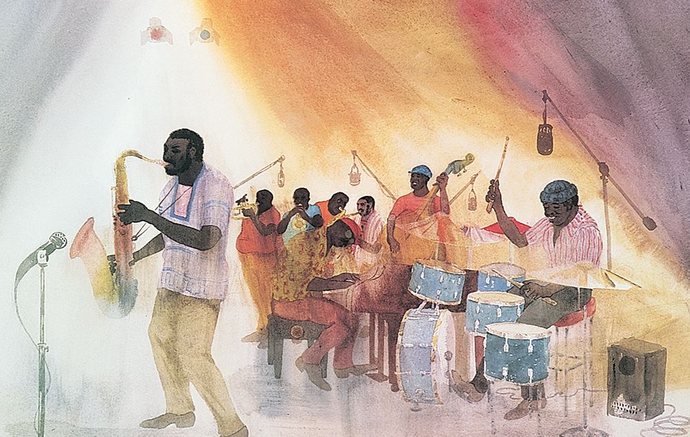 the Band art print by Unknown for $57.95 CAD
