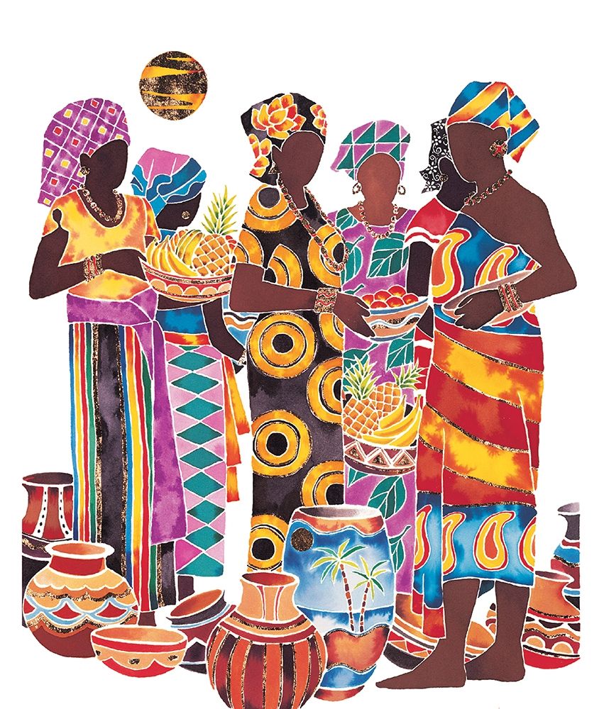 Women and Jars art print by Unknown for $57.95 CAD