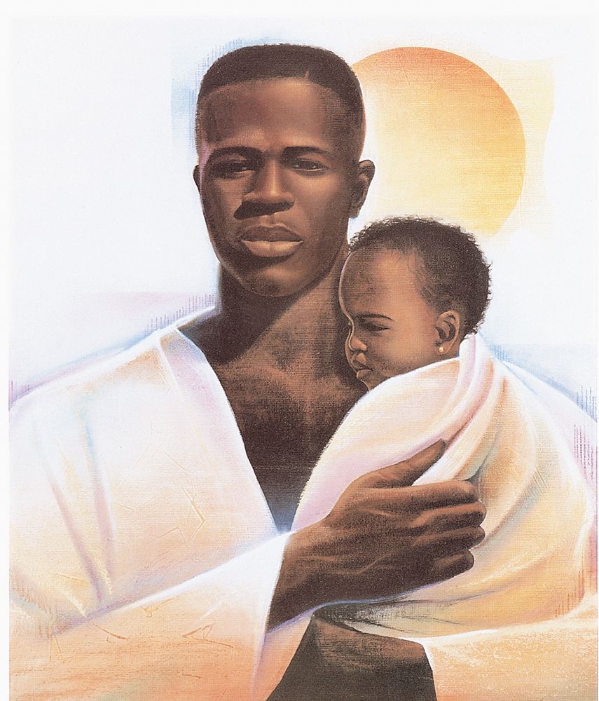 Father and Child art print by Unknown for $57.95 CAD