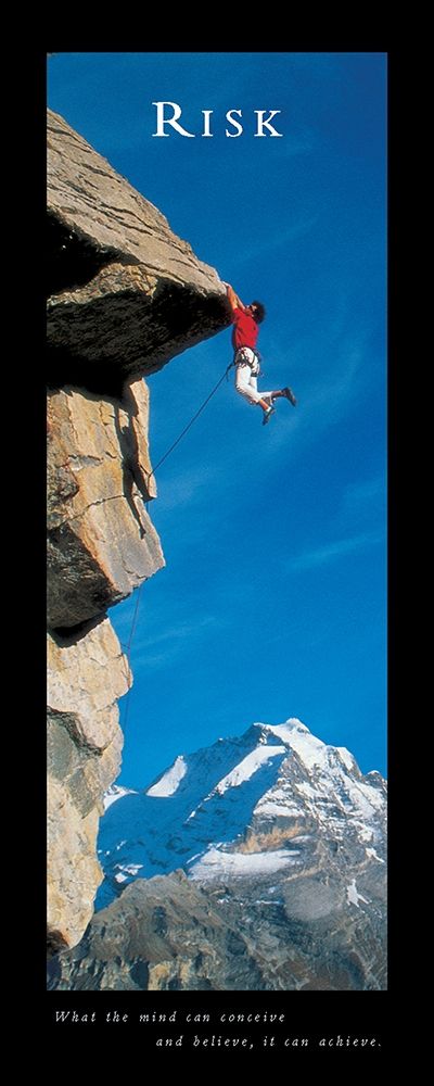 Climber - Risk art print by Unknown for $57.95 CAD