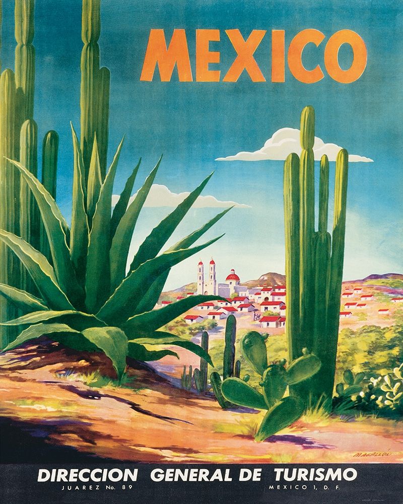 Mexico Travel art print by Unknown for $57.95 CAD