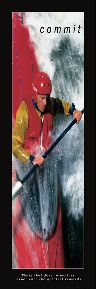 Commit - Kayak art print by Frontline for $57.95 CAD