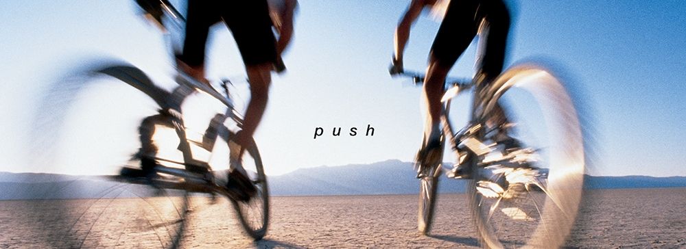 Bicycle - Push art print by Unknown for $57.95 CAD