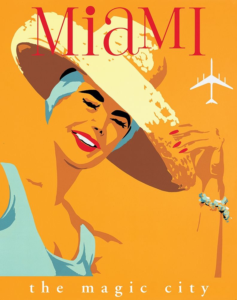 Miami Magic City art print by Unknown for $57.95 CAD