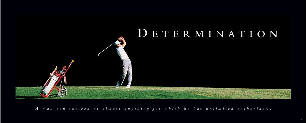 Determination - Golfer art print by Frontline for $57.95 CAD