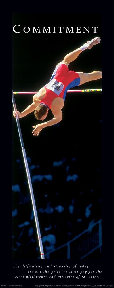Commitment Pole Vault art print by Unknown for $57.95 CAD