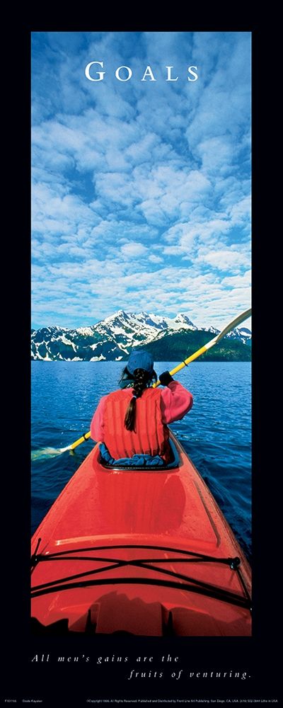 Goals Kayak art print by Unknown for $57.95 CAD