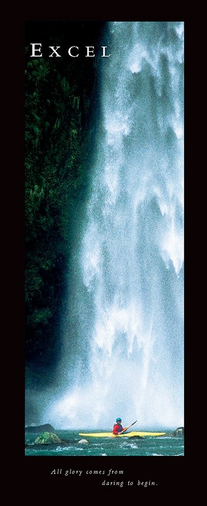 Excel - Waterfall art print by Frontline for $57.95 CAD