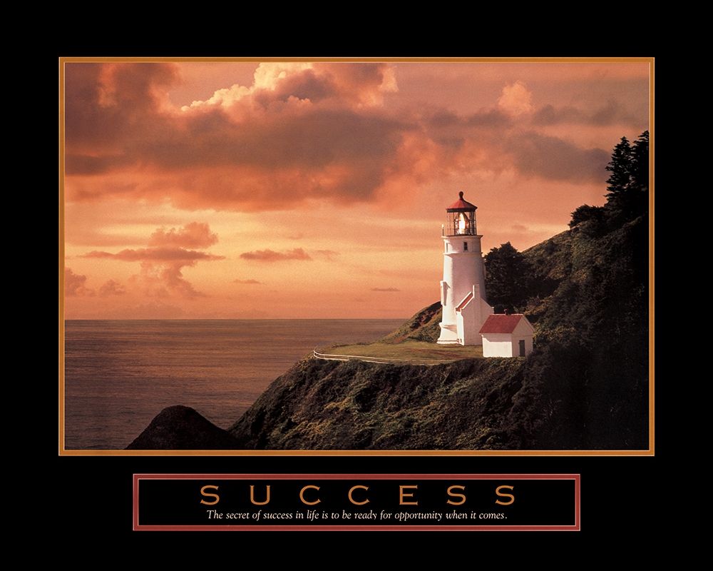 Success Lighthouse art print by Unknown for $57.95 CAD