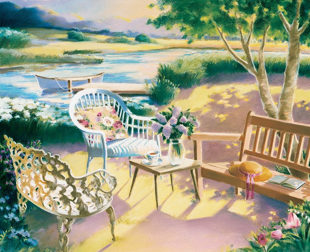 Patio I art print by Unknown for $57.95 CAD