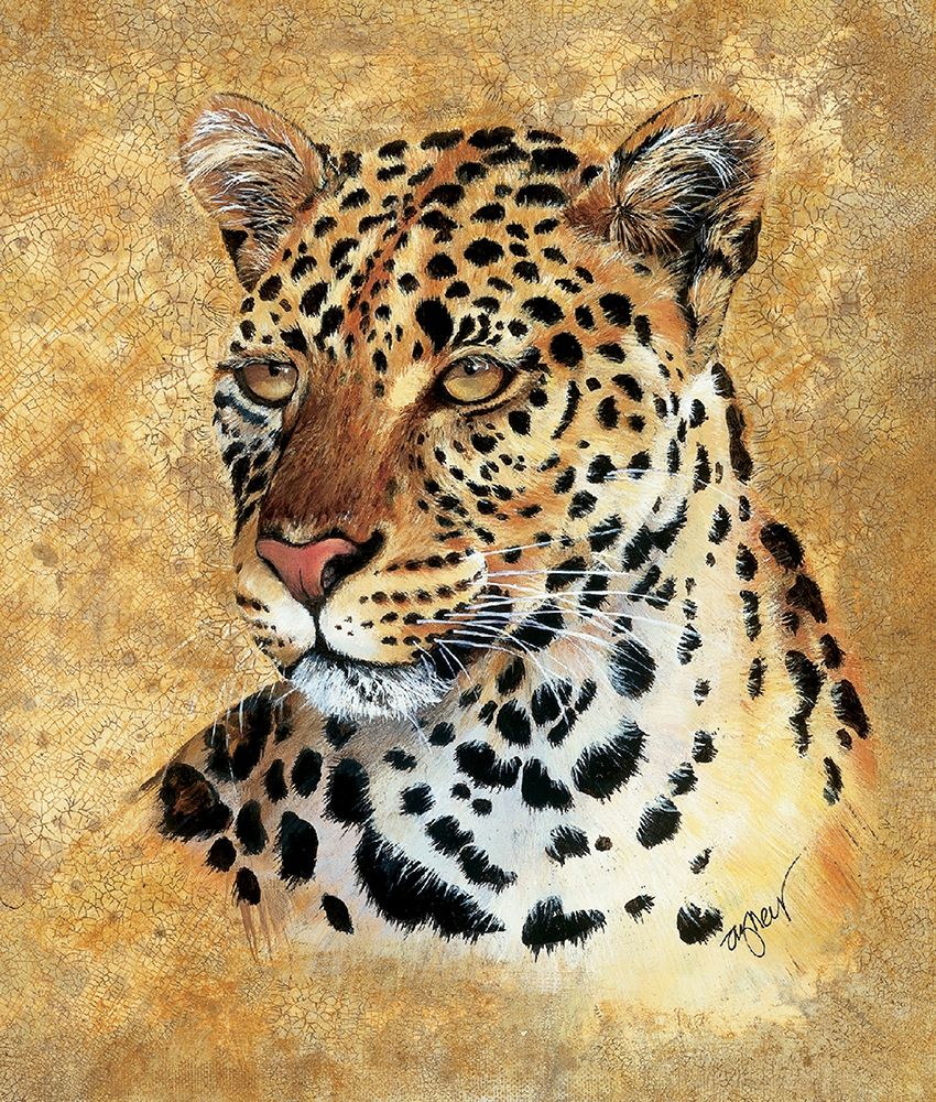 Leapord art print by Unknown for $57.95 CAD