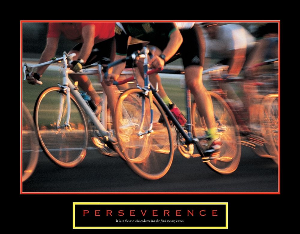 Perseverance - Bike Race art print by Unknown for $57.95 CAD