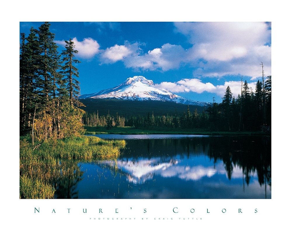 Reflections Mountain in Lake art print by Unknown for $57.95 CAD