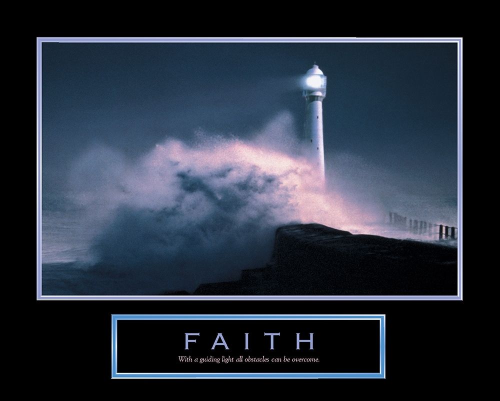 Faith - Lighthouse art print by Unknown for $57.95 CAD