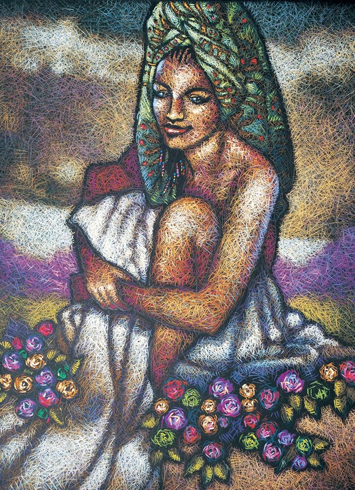 Nubian Lady Sitting I art print by Unknown for $57.95 CAD