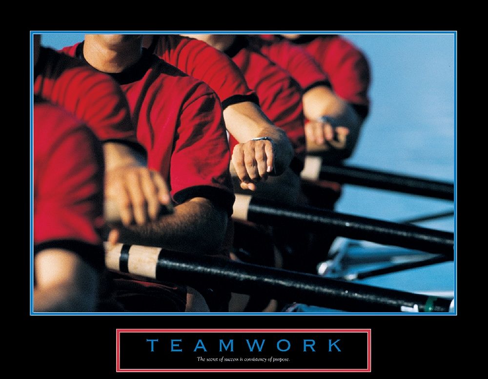 Teamwork - Rowers art print by Unknown for $57.95 CAD