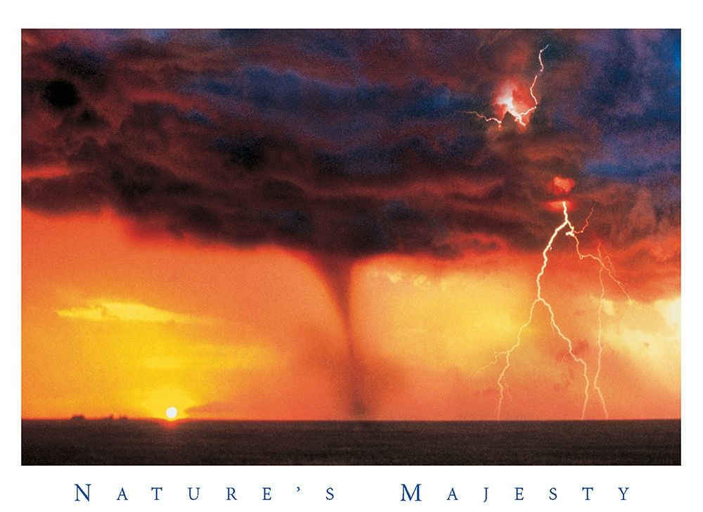 Tornado at Sea art print by Unknown for $57.95 CAD