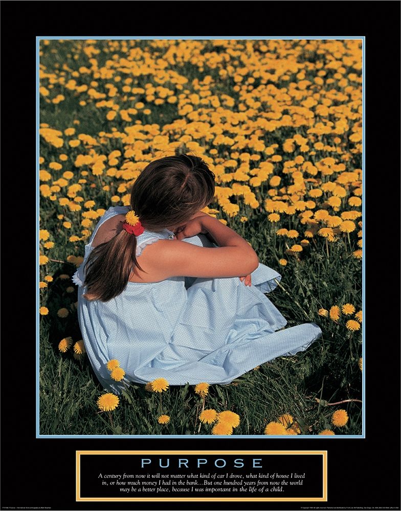 Purpose - Girl in Flowers art print by Unknown for $57.95 CAD
