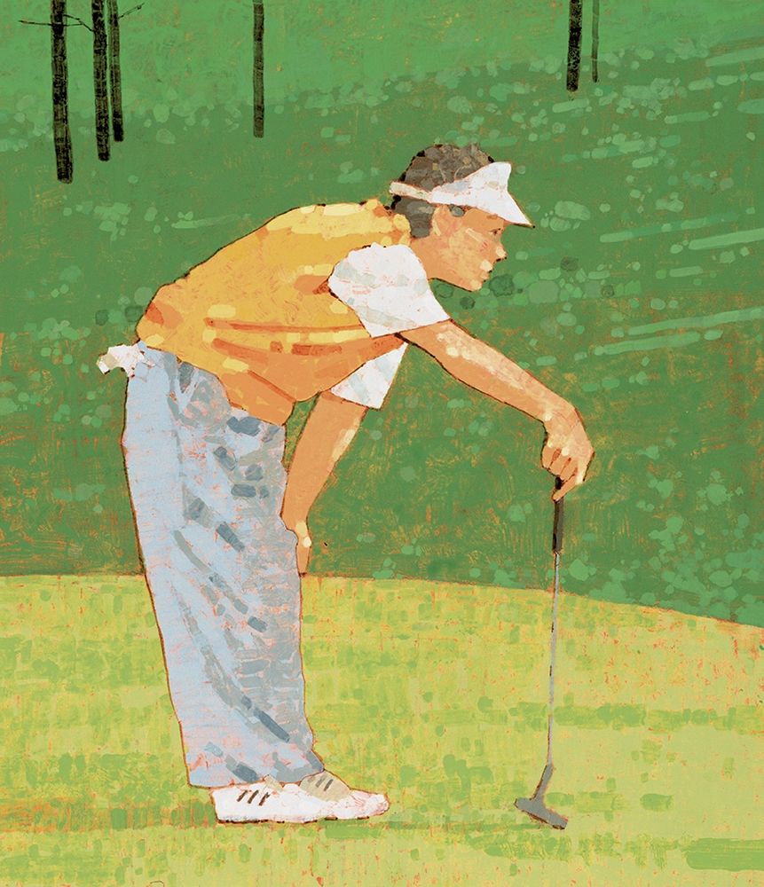 Golf - Putt art print by Unknown for $57.95 CAD