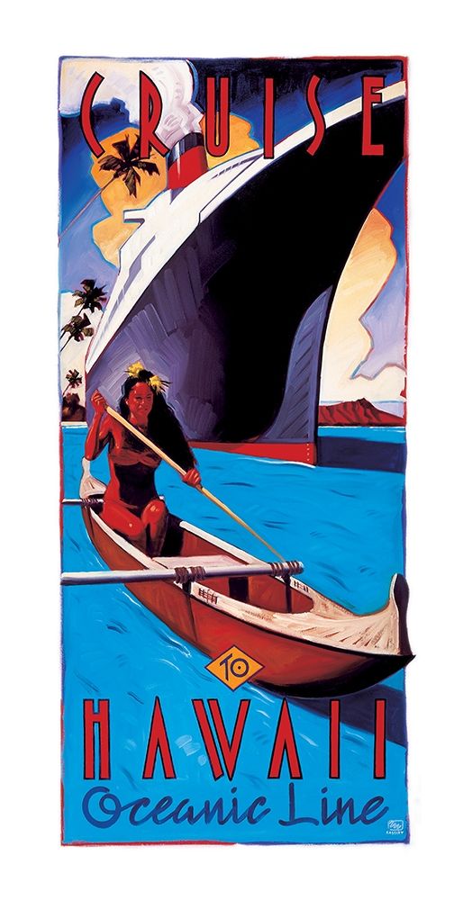 Cruise Hawaii art print by Unknown for $57.95 CAD